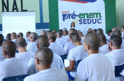 Sejus e Seduc realizam a 1ª  revisão Pré-Enem na Penitenciária Profº José Ribamar